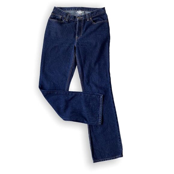 Jeanology Womens Blue Dark Wash Denim Jeans SZ 8 - Picture 10 of 10